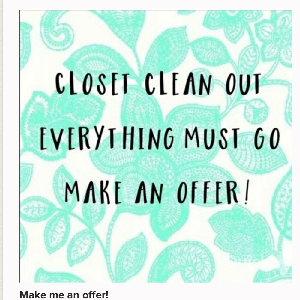 Closet clear out, all offers will be considered 🤗